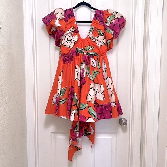 NWT Aje Gretta Bow Back Mini Dress - Picture 8 of 14